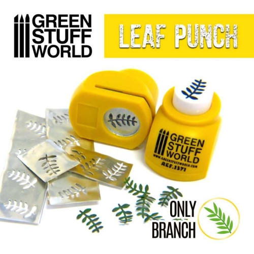Green Stuff World -  Leaf Punch only Branch  Modell-Blätter Motivlocher
